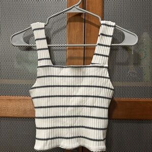 American Eagle Outfitters Stripped Women’s Cropped Top Size S